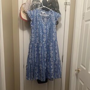 Blue Floral Dress